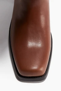 Knee-High Biker Boots