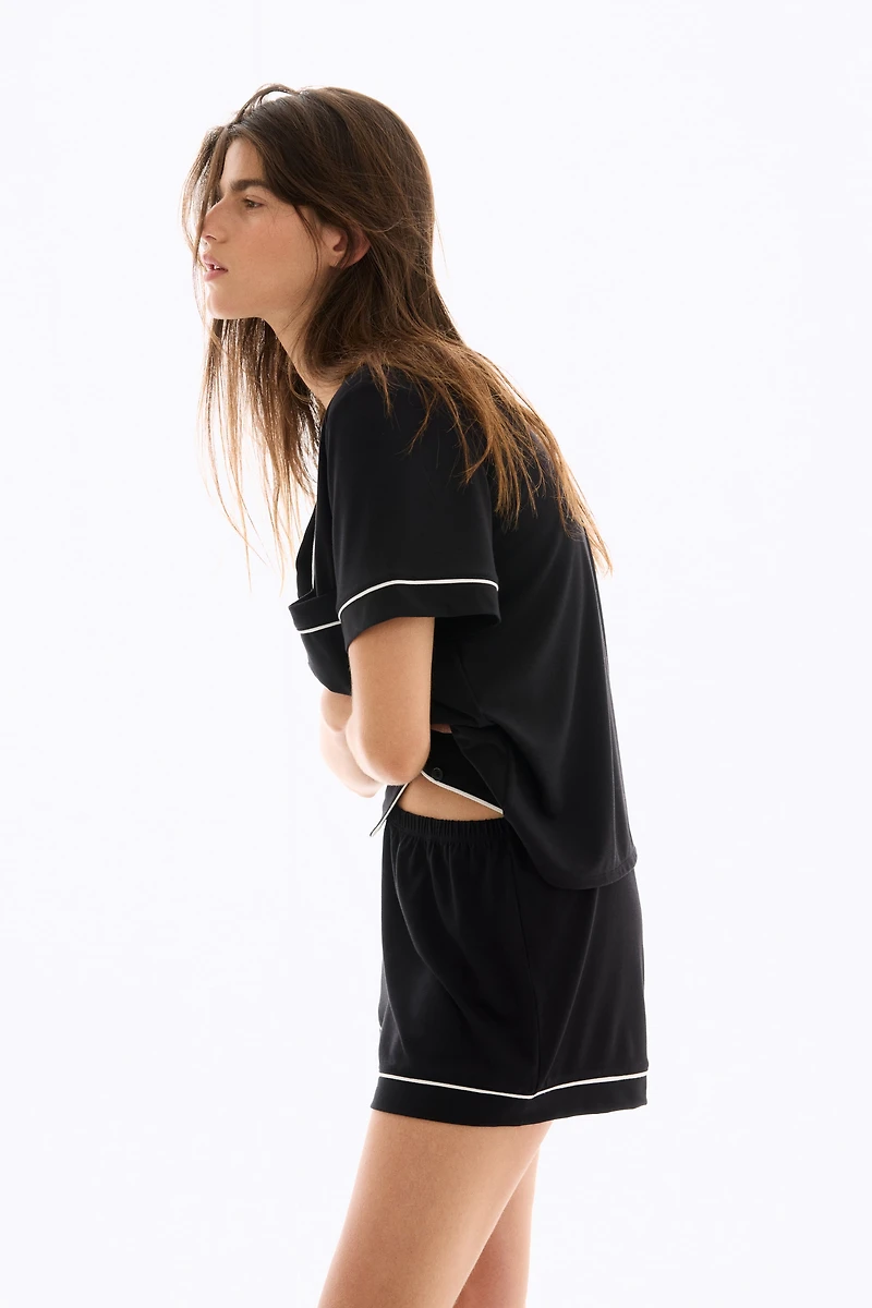 Viscose-Blend Pajamas