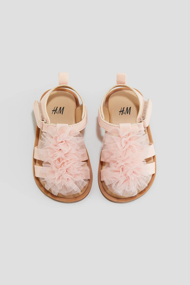 Appliquéd Sandals