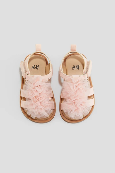 Appliquéd Sandals