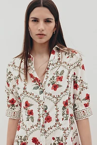 Poplin Shirt Dress