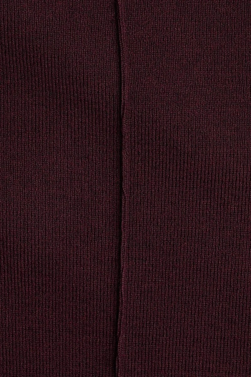 Wide-Leg Fine-Knit Pants