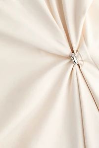 Draped-Detail Asymmetric Top