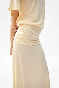 Draped Maxi Dress