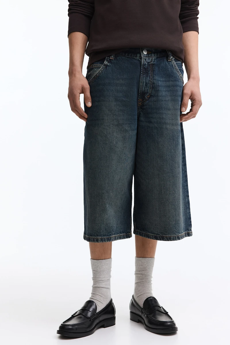 Baggy Denim Shorts