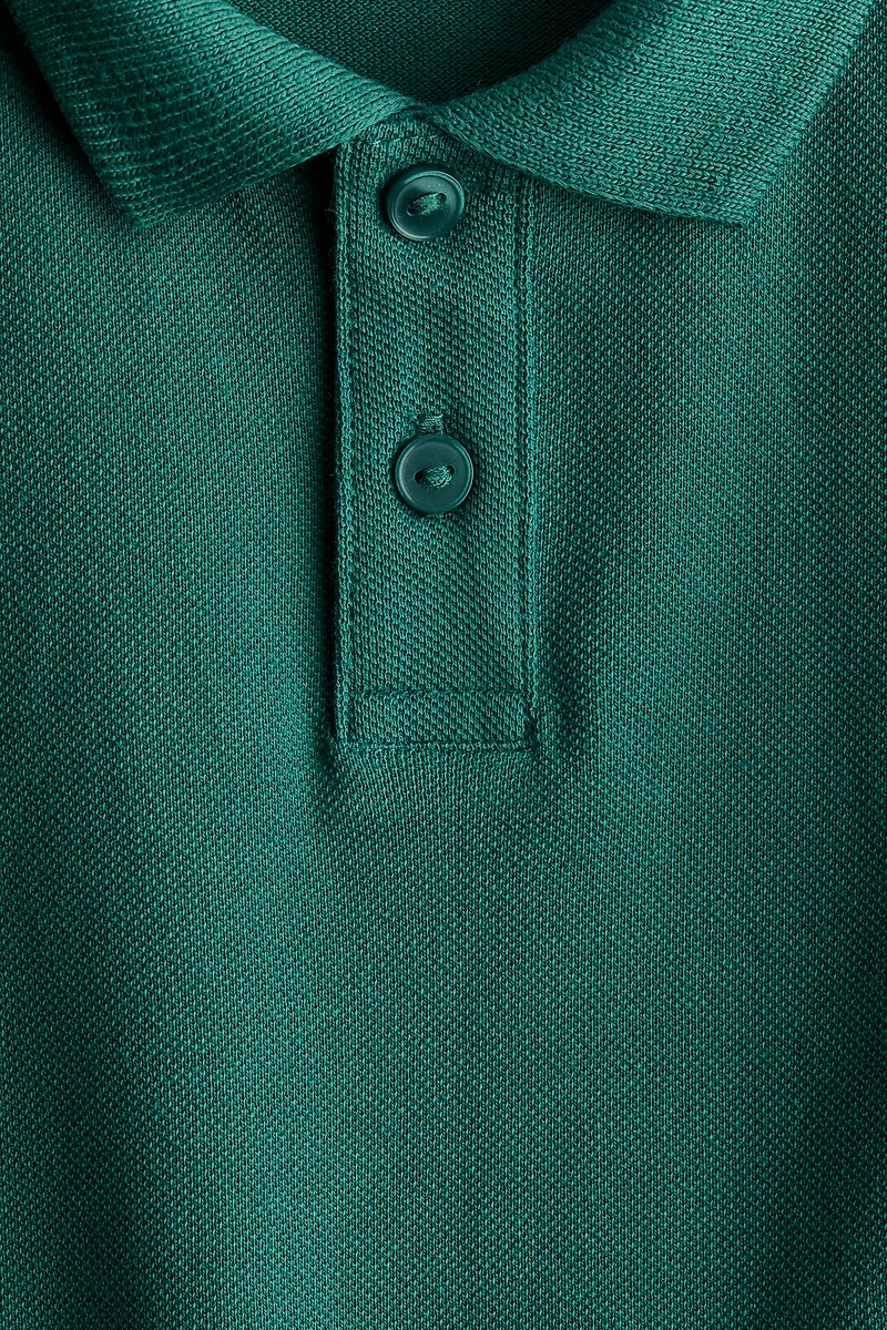 Polo en piqué de coton