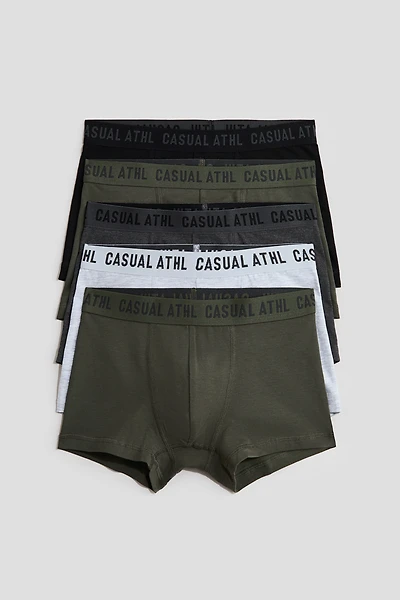 5-Pack Cotton Boxer Briefs