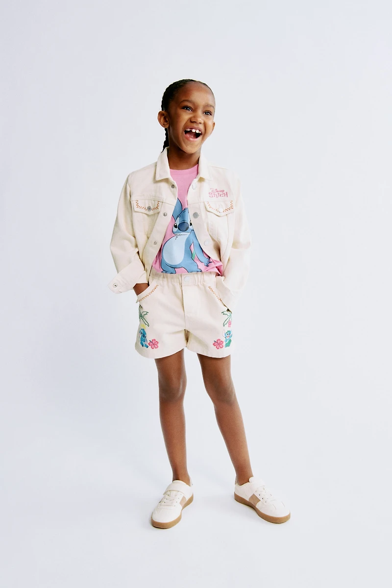 Short en denim Coupe Flottante