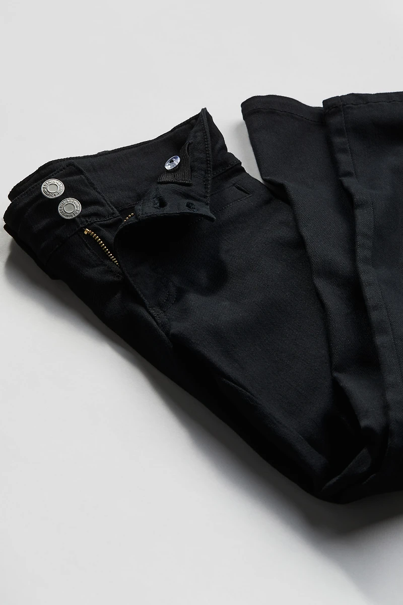 Pantalon en sergé Jambes semi-évasées