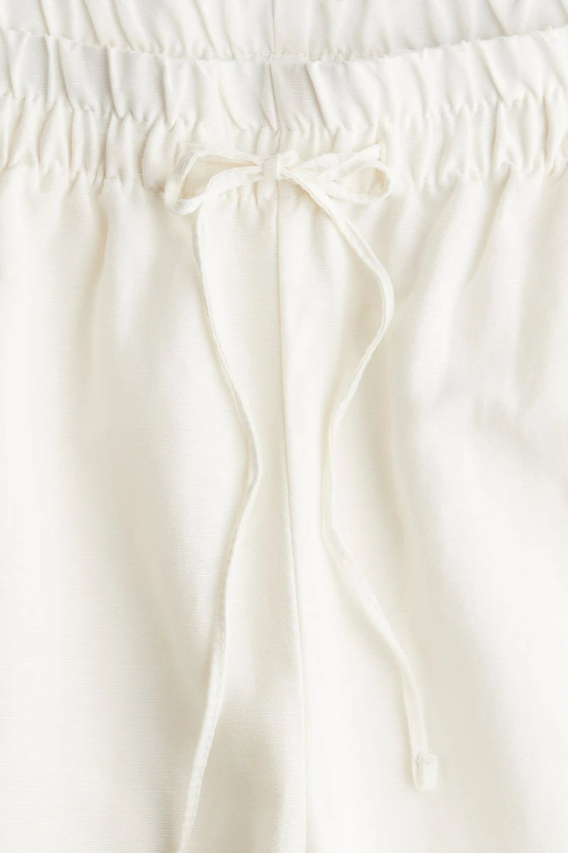 Linen-Blend Pants