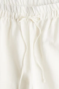Linen-Blend Pants
