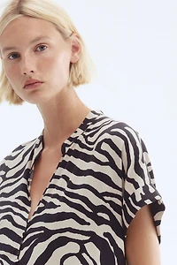 Crinkled Tunic Dress