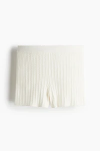 Cable-Knit Shorts