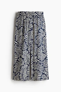 Cropped Pull-On Pants