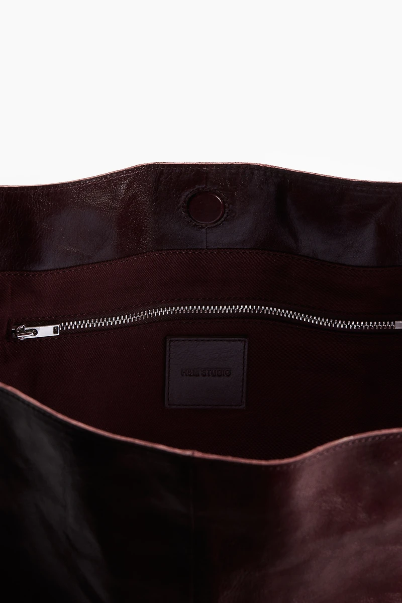 Large Leather Tote Bag