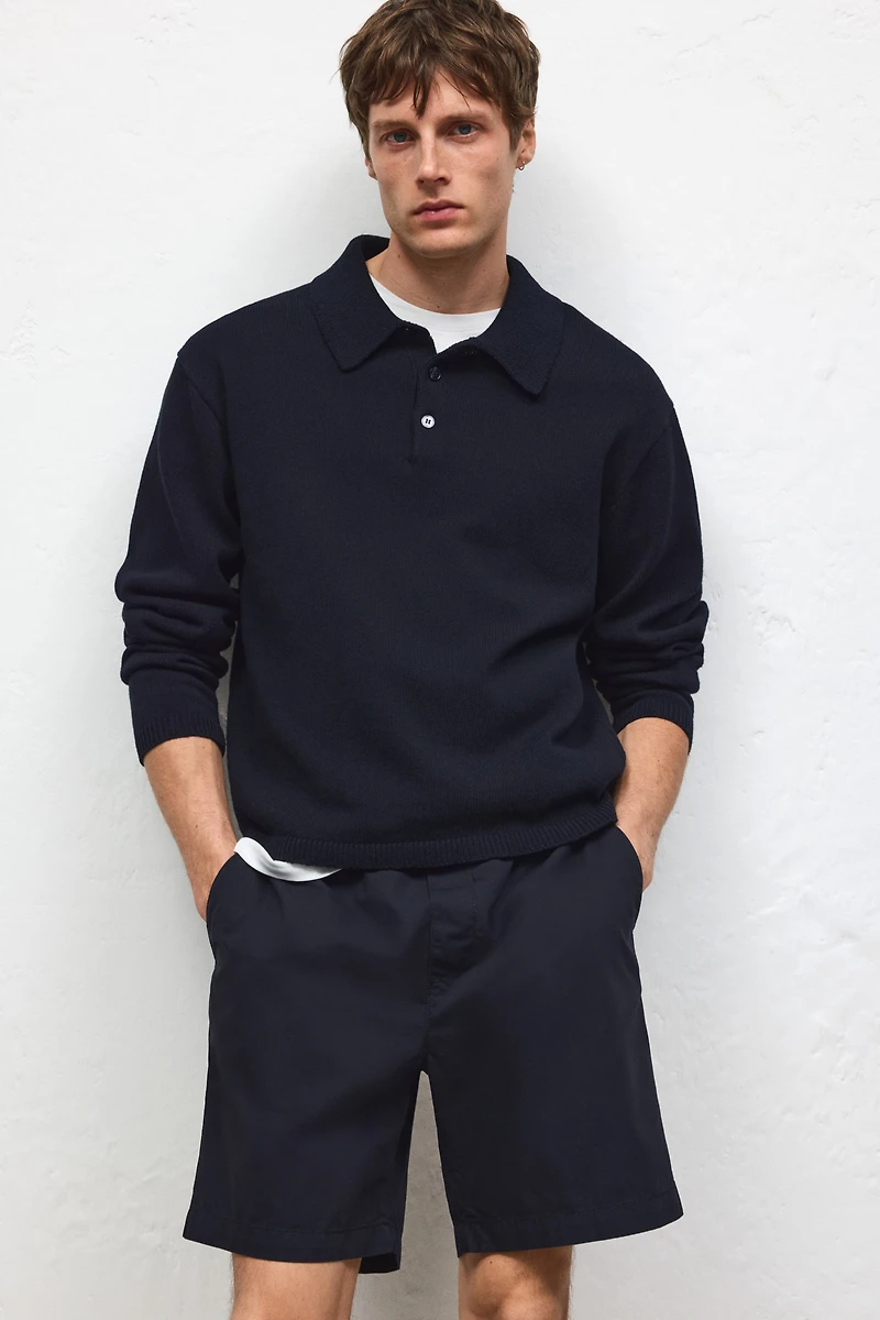 Regular-Fit Canvas Shorts