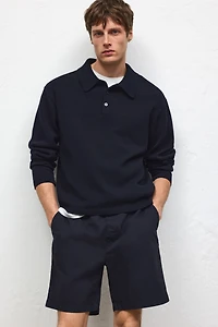 Regular-Fit Canvas Shorts