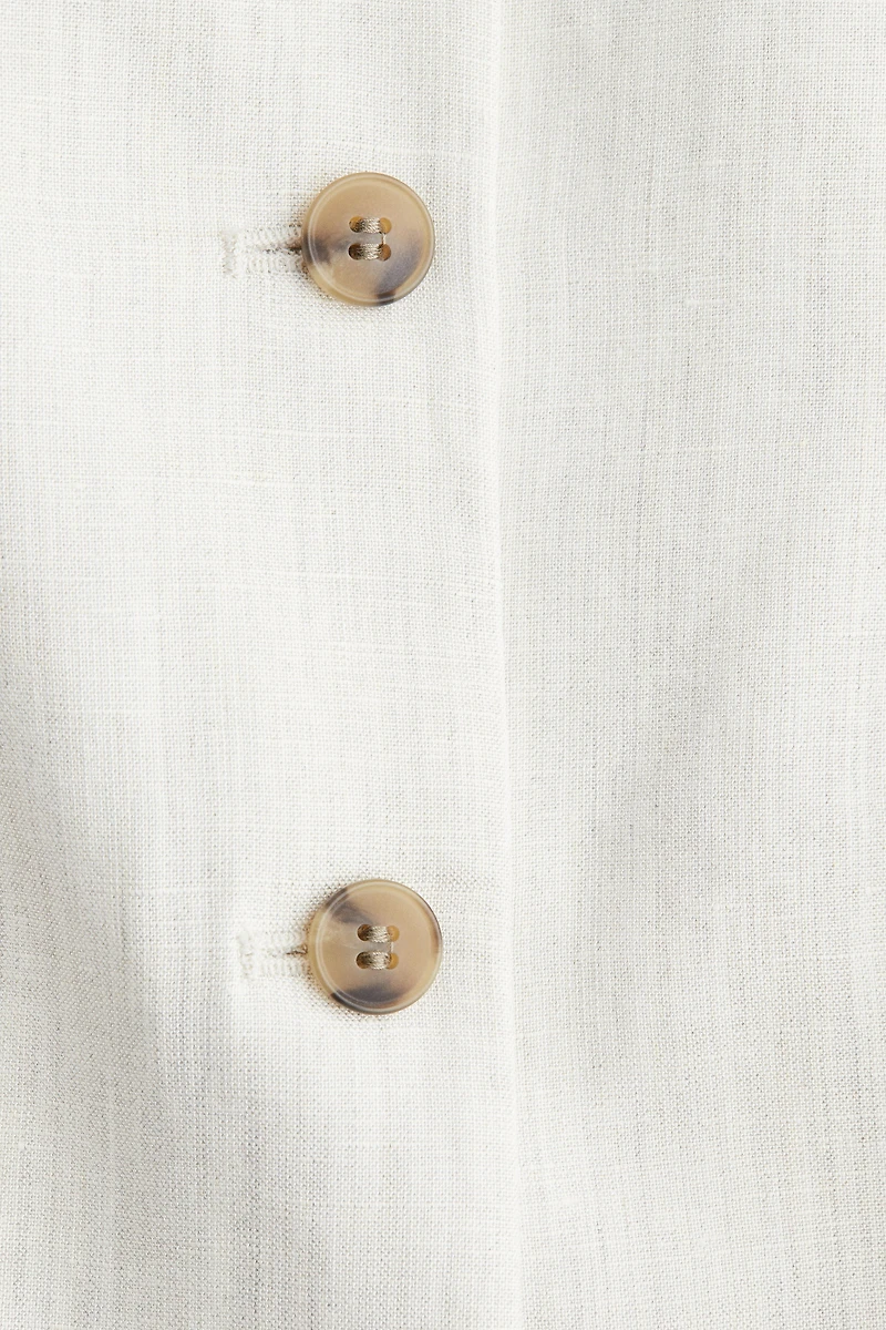 Linen-Blend Vest