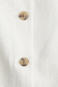 Linen-Blend Vest