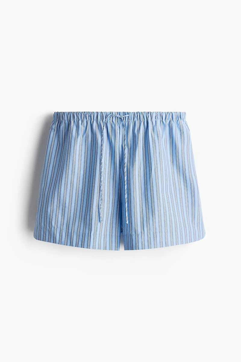 Cotton Shorts with Drawstring