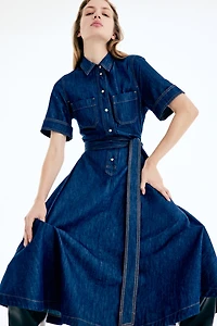 Denim Shirt Dress