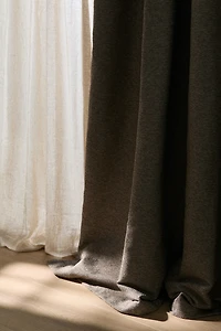 Lot de 2 rideaux occultants en bouclette