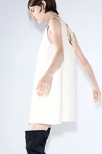 Embellished A-Line Dress