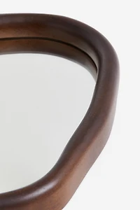 Miroir en bois de manguier