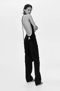 Extra-Long Halterneck Top