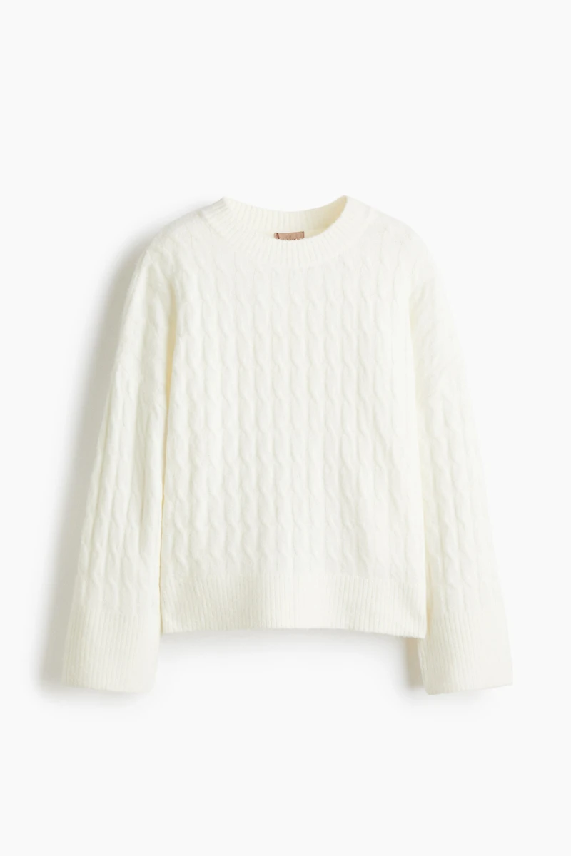 Cable-Knit Sweater