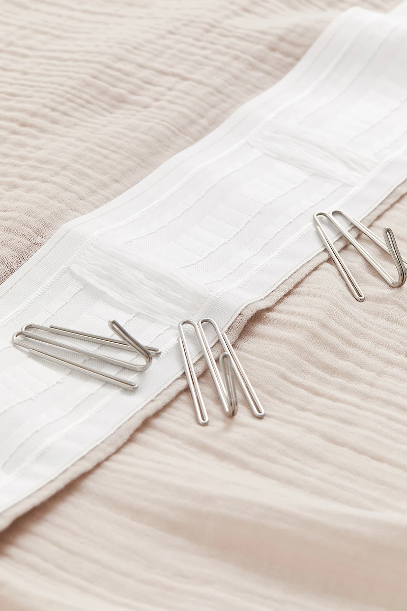 2-pack Muslin Curtain Panels