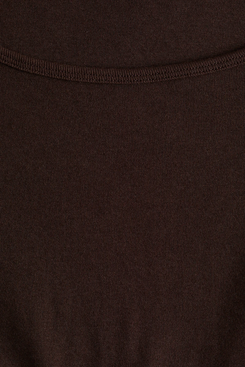 Scoop-Neck Cotton Top
