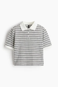Polo en fin tricot