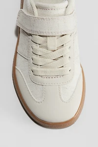 Linen-Blend Sneakers
