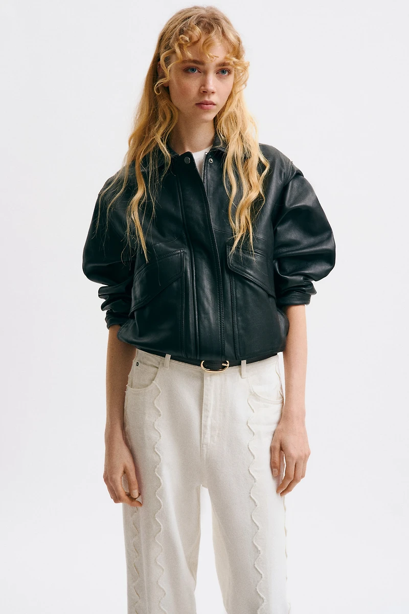 Flared Regular Waist Jeans