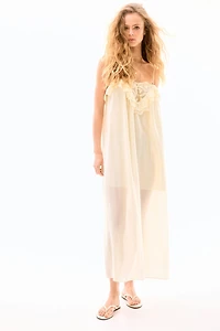 Robe combinaison avec dentelle