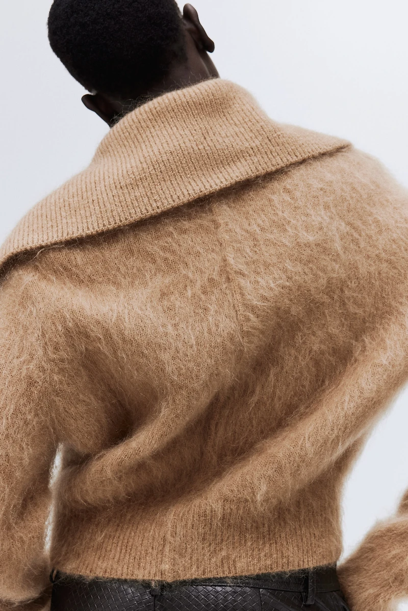 Mohair-Blend Cardigan