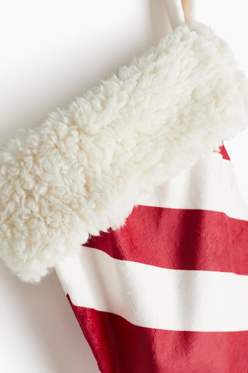 Striped Christmas Stocking