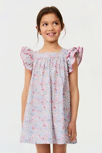 Cotton poplin dress