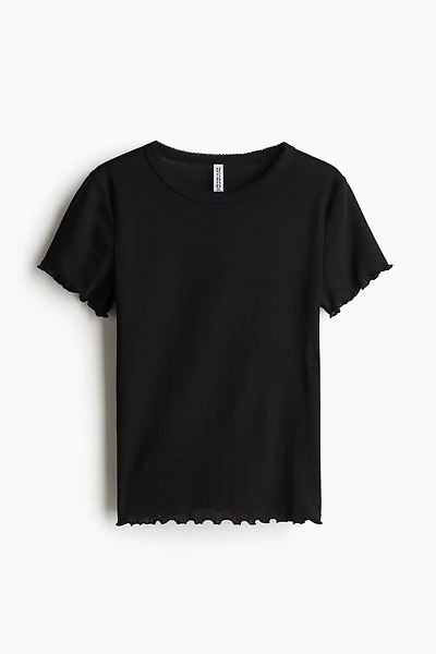 Overlocked Trim T-Shirt