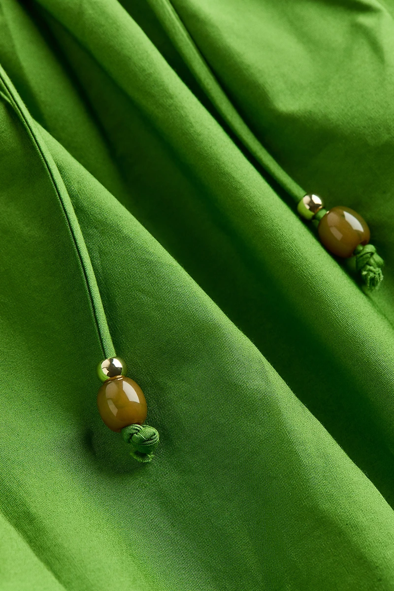 Poplin Halterneck Dress