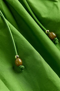 Poplin Halterneck Dress