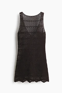 Open-Knit Beach Dress