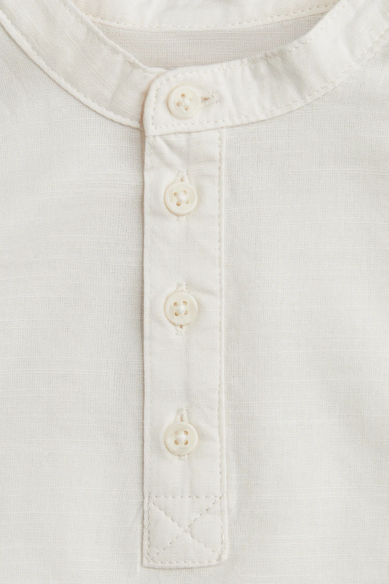 Cotton Henley Shirt