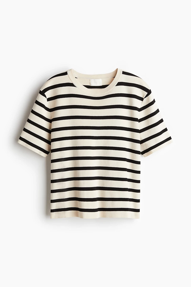 Fine-Knit T-Shirt