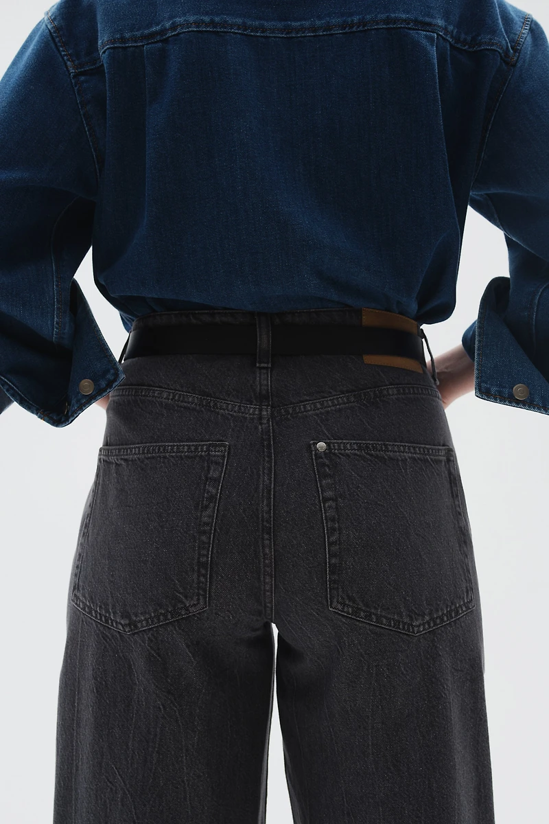 Curvy Fit Baggy High Jeans