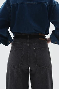 Curvy Fit Baggy High Jeans