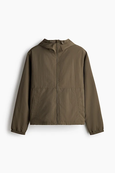 Water-Repellent Nylon Windbreaker