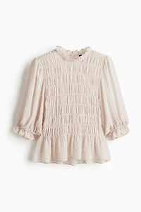Smocked Plumeti Blouse