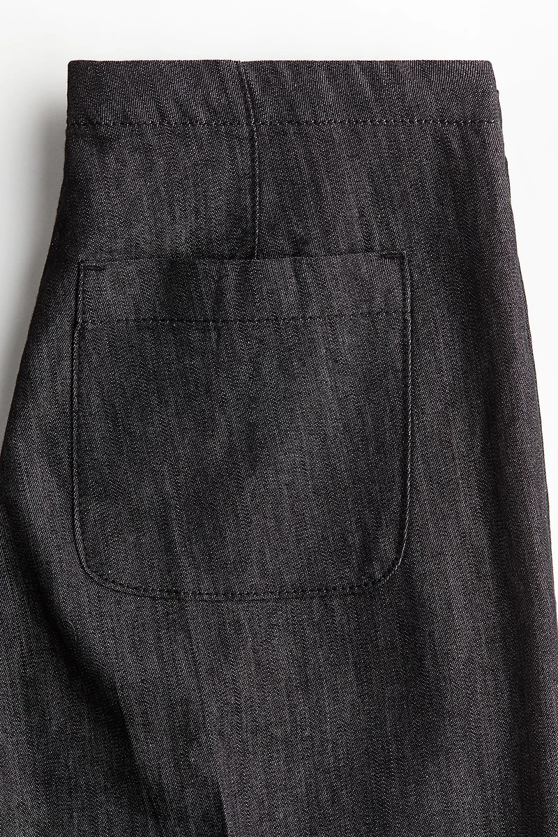 Denim Drawstring Pants